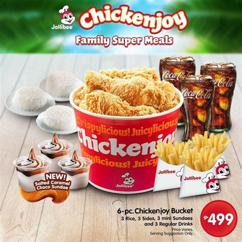 Jollibee Menu Chicken Bucket Price 2019 | Chicken bucket, Chicken menu, Food delivery menu