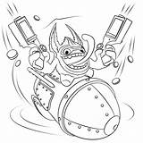 Skylander Superchargers Coloring Pages sketch template