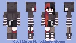 Goth Girl ♡ Minecraft Skin