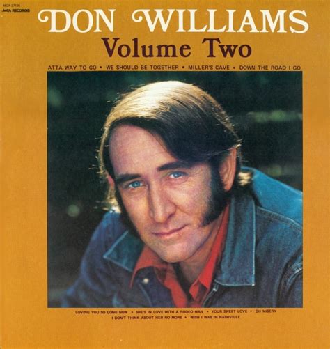 Don Williams - Volume Two Lyrics and Tracklist | Genius