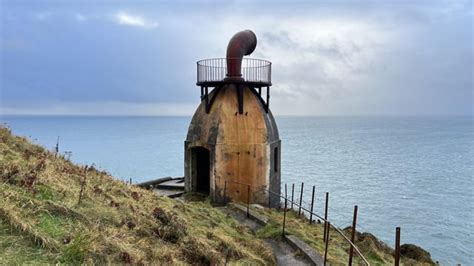 Mull of Kintyre lighthouse in typically epic Scottish January coastal ...