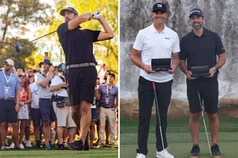 'He's in the wrong sport' - Golf fans stunned at Aaron Rodgers' skills ...