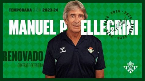 Former Real Madrid coach Manuel Pellegrini extends Real Betis contract ...