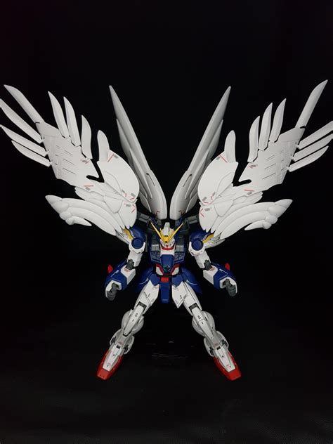 RG Wing Gundam Zero EW. At long last, built this iconic gundam. Wish there were more RG kits ...