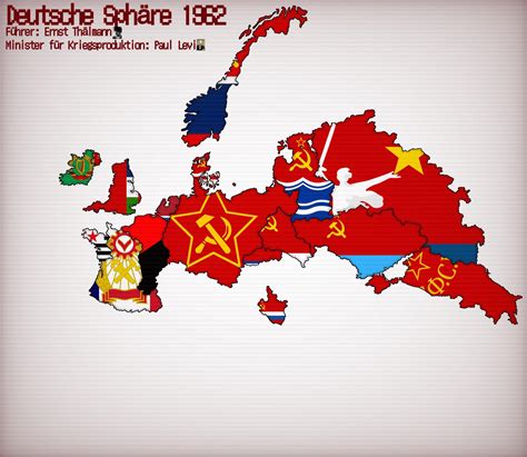 The German Sphere in 1962 if Germany Went Communist : r/TNOmod