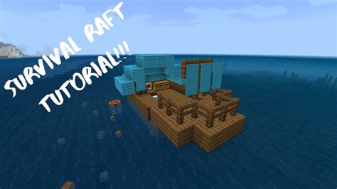 Minecraft - Survival Raft Tutorial!!! - YouTube