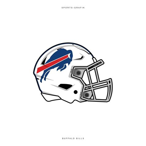 Buffalo Bills Helmet Fanart NFL American Football Nfl Football Art ...