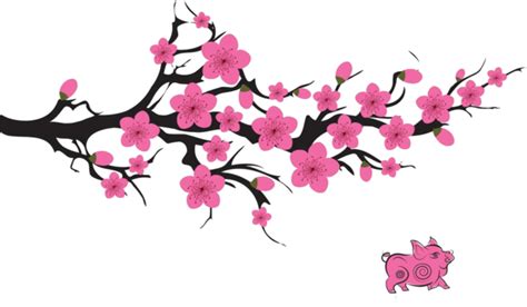 Cherry Blossom Japan Vector Design Images, Japan Cherry Blossom ...