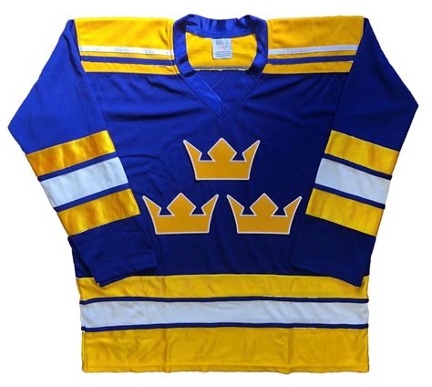 Team Sweden Hockey Jerseys We Customize With Player Name and - Etsy Australia