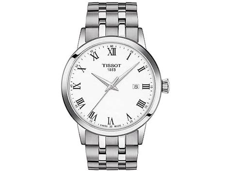 Tissot 42mm Luxury Watch Silver