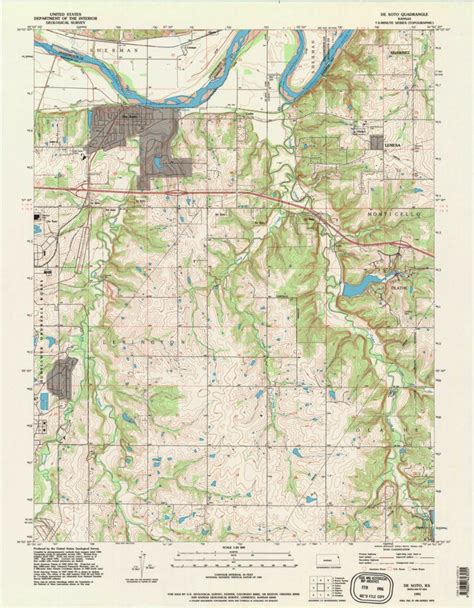 De Soto, KS (1991, 24000-Scale) Map by United States Geological Survey ...