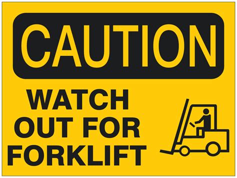 Forklift Safety Signs - ClipArt Best