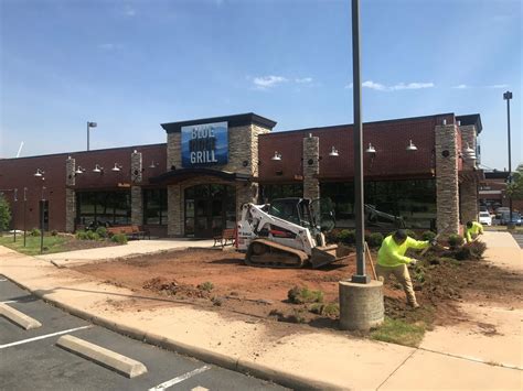 New patio underway at Ashburn Blue Ridge Grill - The Burn