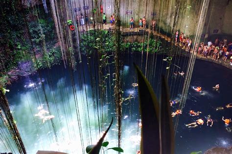 How to take a swim in Cenote Ik Kil in Cancun