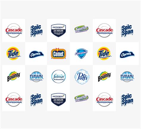 Procter And Gamble Brand Logos