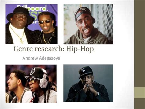 Genre research Hip Hop