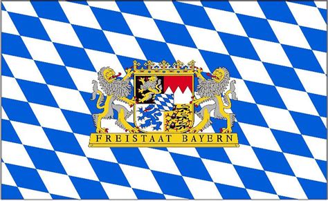 Free State of Bavaria with lion Flag, Flag, Multi, 150 x 90 x 1 cm ...