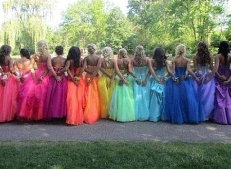 Rainbow Wedding - Rainbow Bridesmaid Dresses! #2060871 - Weddbook