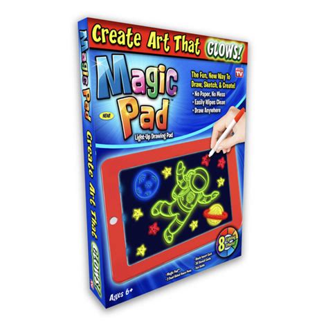 Magic Pad MAPA-MC12/6 Light-Up Drawing Pad As Seen On TV Plastic Multi ...