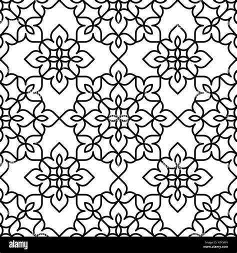 Moroccan Patterns Black And White