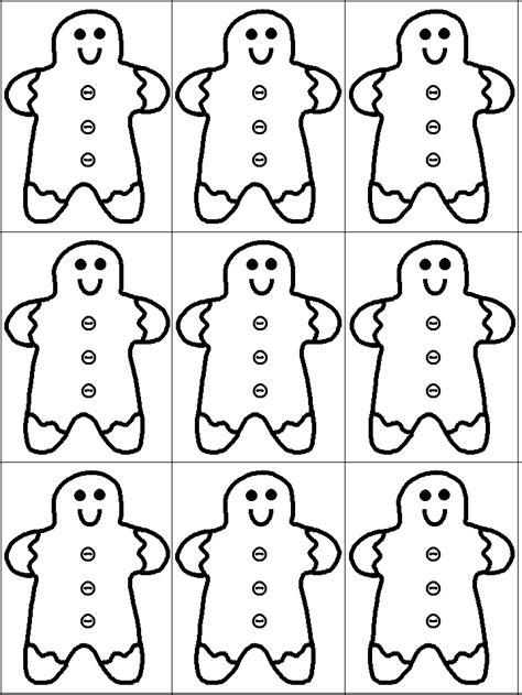 gingerbread baby printables