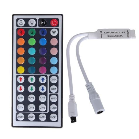 44 Key Mini IR Remote Controller Control For 3528 5050 RGB LED Strip Light | Alexnld.com