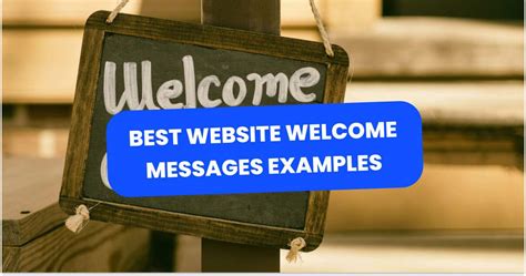 Best Website Welcome Messages of 2024 | 32 Examples