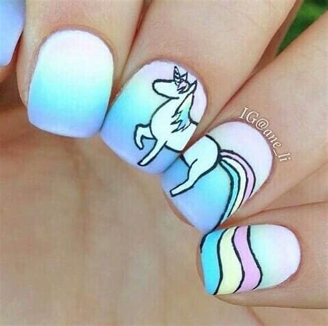 Unicorn Nails Pictures, Photos, and Images for Facebook, Tumblr, Pinterest, and Twitter