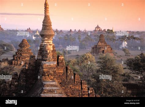 Bagan at sunrise Stock Photo - Alamy