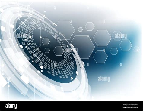 Abstract futuristic digital technology background. Illustration Vector Stock Vector Image & Art ...