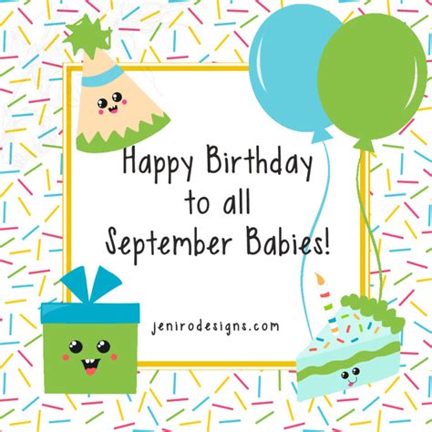 Happy Birthday September babies! • jeni ro designs