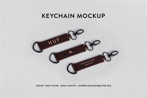 15+ Lovely Keychain Mockup PSD Templates | Mockuptree