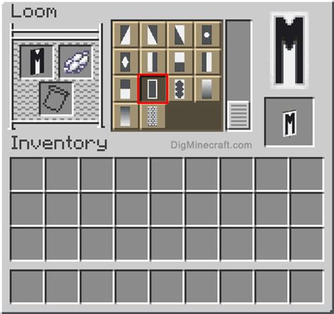 How to make a Letter M Banner in Minecraft