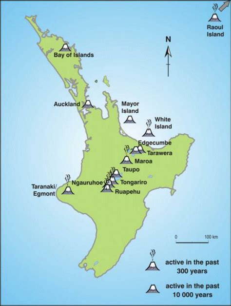 Volcanoes in New Zealand upsc