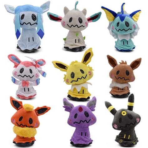 9 Styles 20/30 cm Plush Hot Toys Mimikyu Cosplay Sylveon Umbreon Eevee Espeon Vaporeon Flareon ...