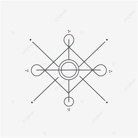 Linear Symbol Of The Cosmic Energy Circle Vector, Lineal Icon, Flayer, Bold Line PNG and Vector ...