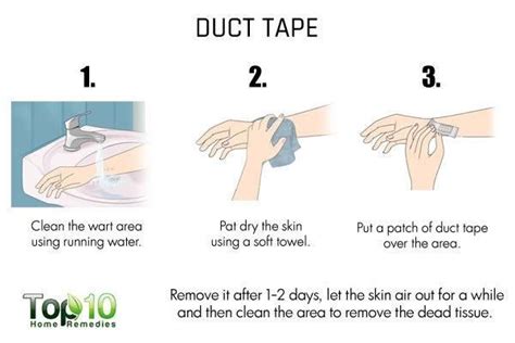 How to remove warts using duct tape : r/coolguides