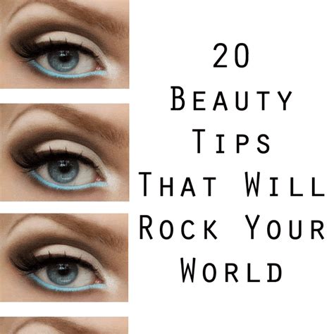 20 Beauty Tips That Will Rock Your World - Lady and the Blog