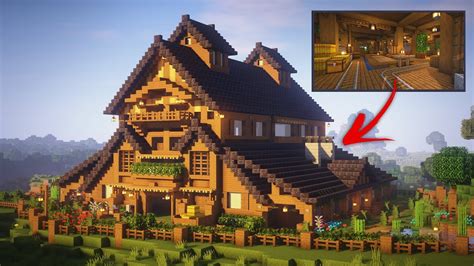 Minecraft: How to build a Barn tutorial! (ULTIMATE FARM) - YouTube