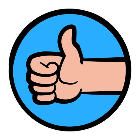 Thumbs Up Emoji Clipart Vector Thumb Up Gesture Illustration Give A | Porn Sex Picture
