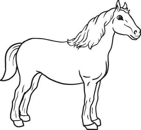 a black and white drawing of a horse