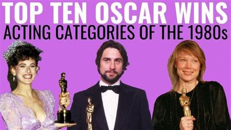 Top 10 Acting Oscar Wins of the 1980s