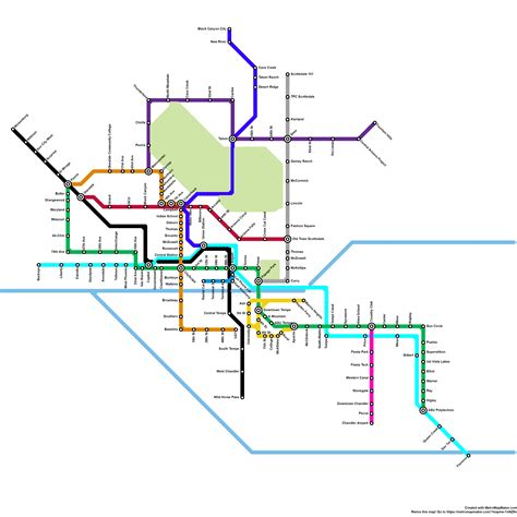 Updated Phoenix Transit Map : r/phoenix