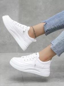 Layasa Casual White Shoes For Girls And Sneakers For Women - Buy Layasa ...