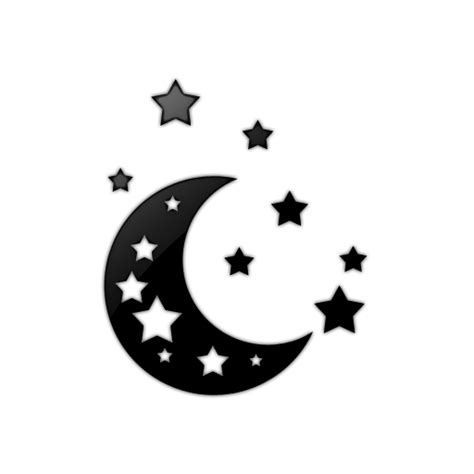 Moon And Stars - ClipArt Best