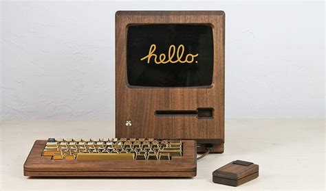 A Wooden Macintosh Replica Proves the Original Deserved a Flashy Gold ...