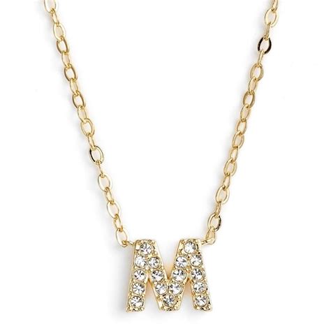 Alphabet Necklace, Letter Necklace, M Necklace, Jewelry Necklaces, M Letter Images, M Letter ...