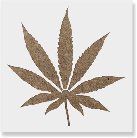 Amazon.com: Weed Leaf Stencil - Pot Leaf Stencil, Weed Leaf, Weed Stencils, Stencil Weed Leaf ...