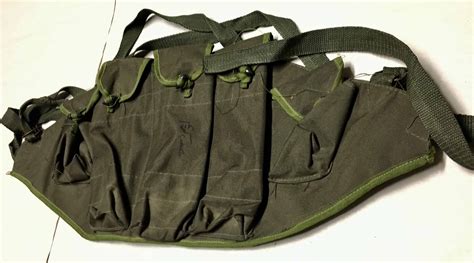 Iraqi Made AK Magazine Pouch with Toggles Named - Enemy Militaria