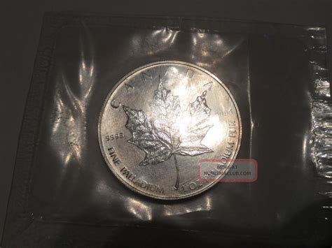 Canada Palladium Maple Leaf - 1 Oz - $50 -. 9995 Fine - 2005